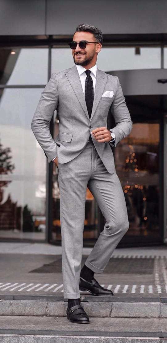 10 Dapper Grey Suits You ll Fall In Love With Black Suit Men Grey 10 Dapper Grey Suits You ll Fall In Love With Black Suit Men Grey