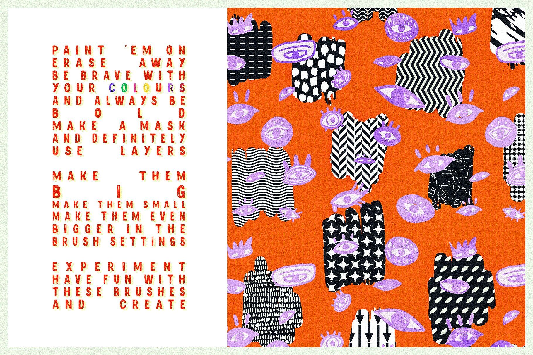 25 Pattern Brushes for Procreate v2 Brushes for procreate, Seamless