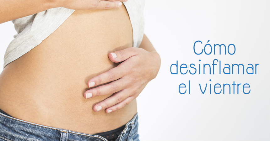 Remedio casero para bajar el vientre inflamado