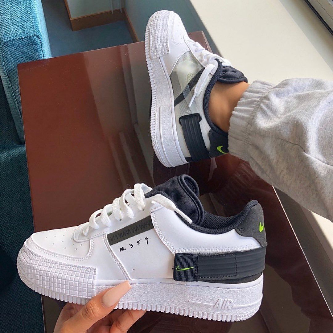 Nike Air Force 1 'type' black/white • @sherlinanym • Follow ... Nike Air Force 1 'type' black/white • @sherlinanym • Follow ...