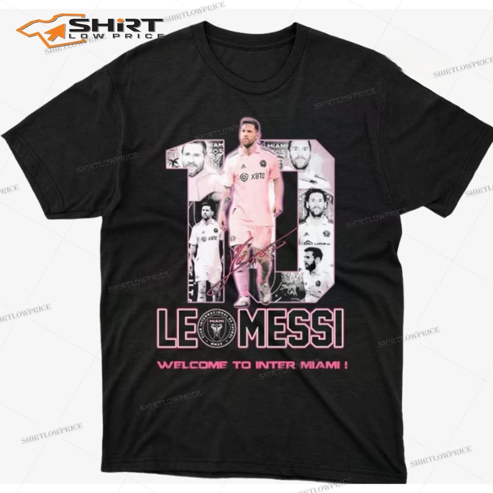 Lionel Messi T-Shirt Welcome To Inter Miami Signature Check more at
