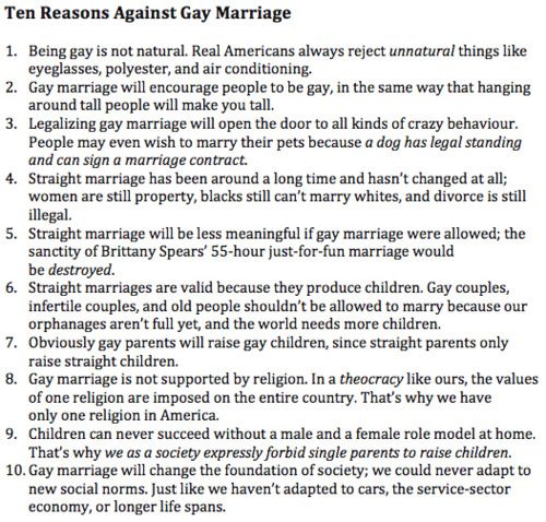 Gangbang swallow gay Arguments agaisnt gay marriage