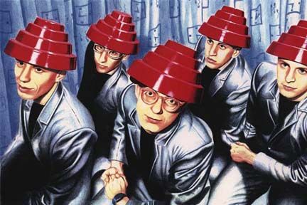 DEVO T Shirt-Whip It MTV Post Punk Rock Music Band new wave années 80 groupe danse