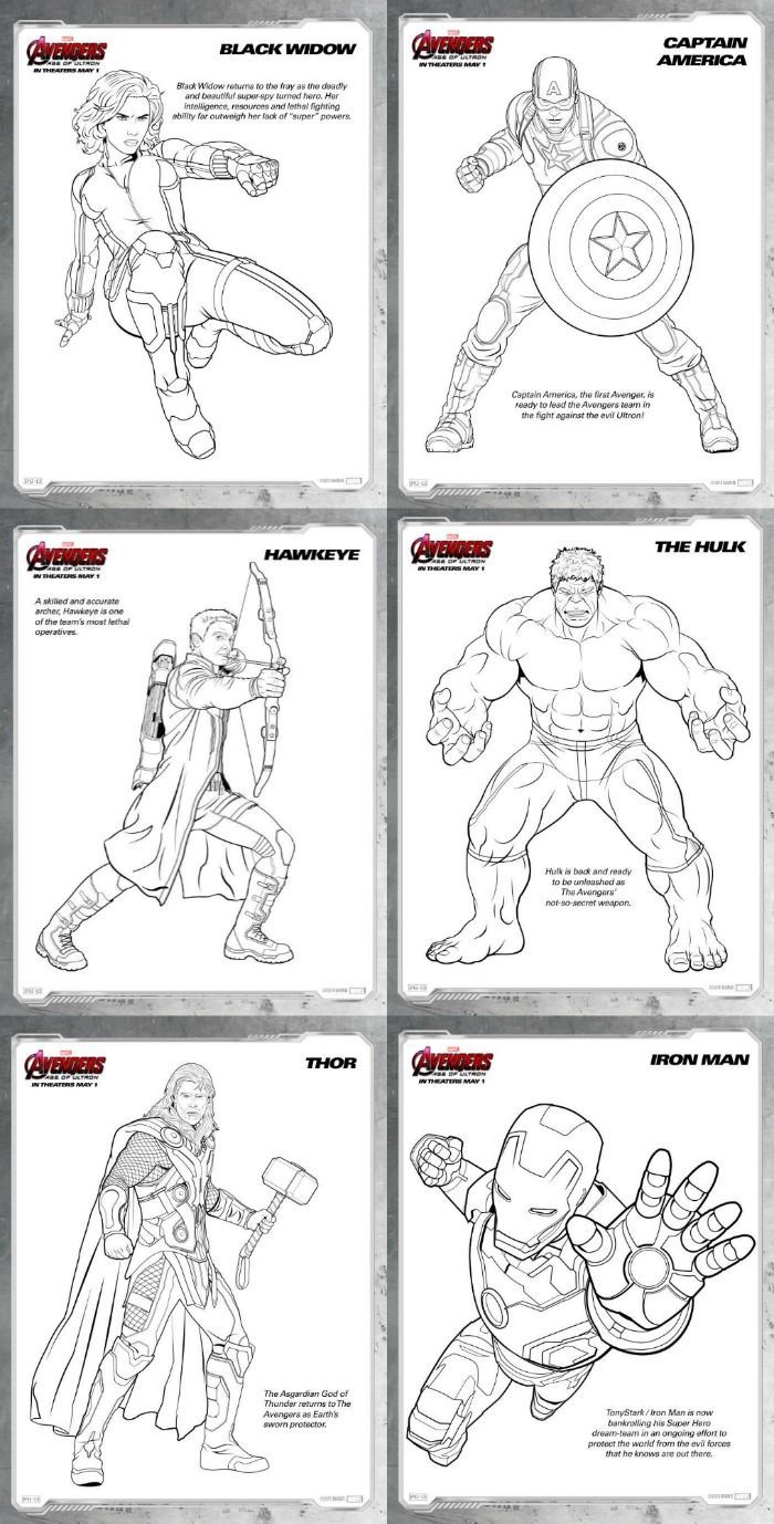 Avengers Age of Ultron Review and Free Printable Coloring Pages