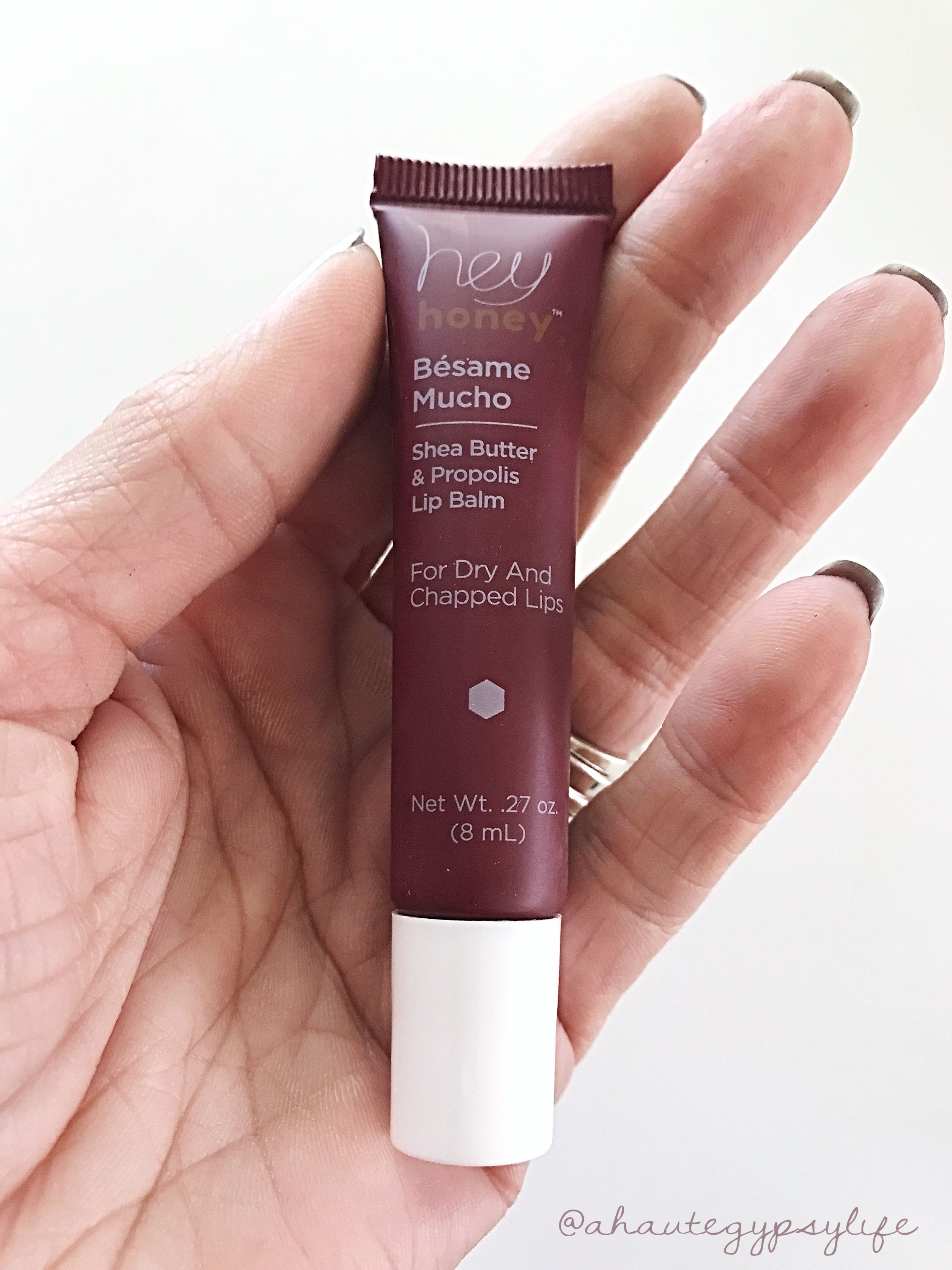 Hey Honey Lip Balm in "Bsame Mucho": unconditionally creamy & is a