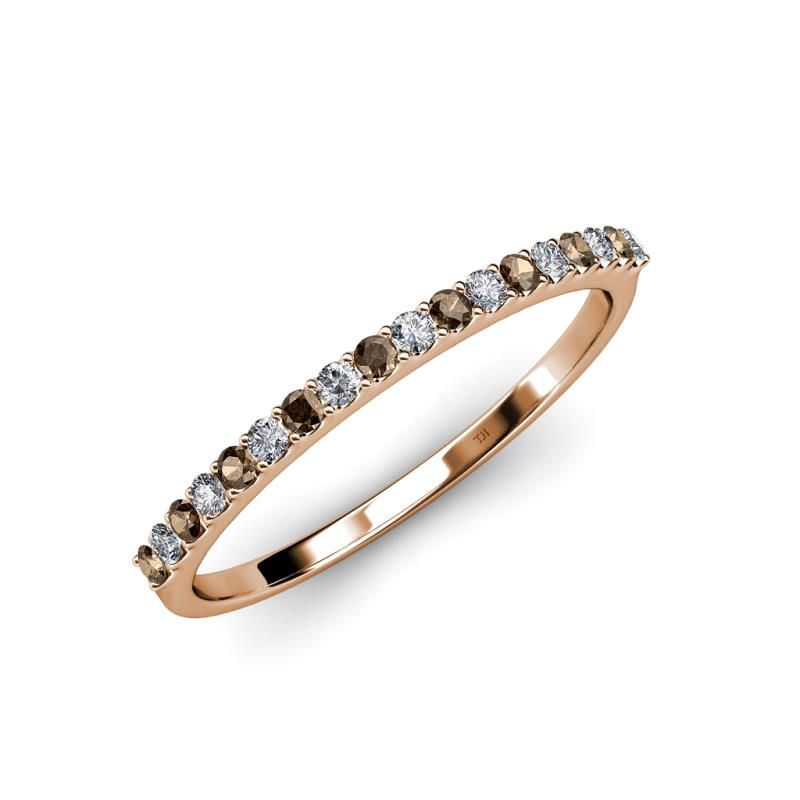 Diamond Stackable Wedding Band or Anniversary Ring Set with 0.18 ct H color I1 clarity Made in 14K White or Yellow Gold