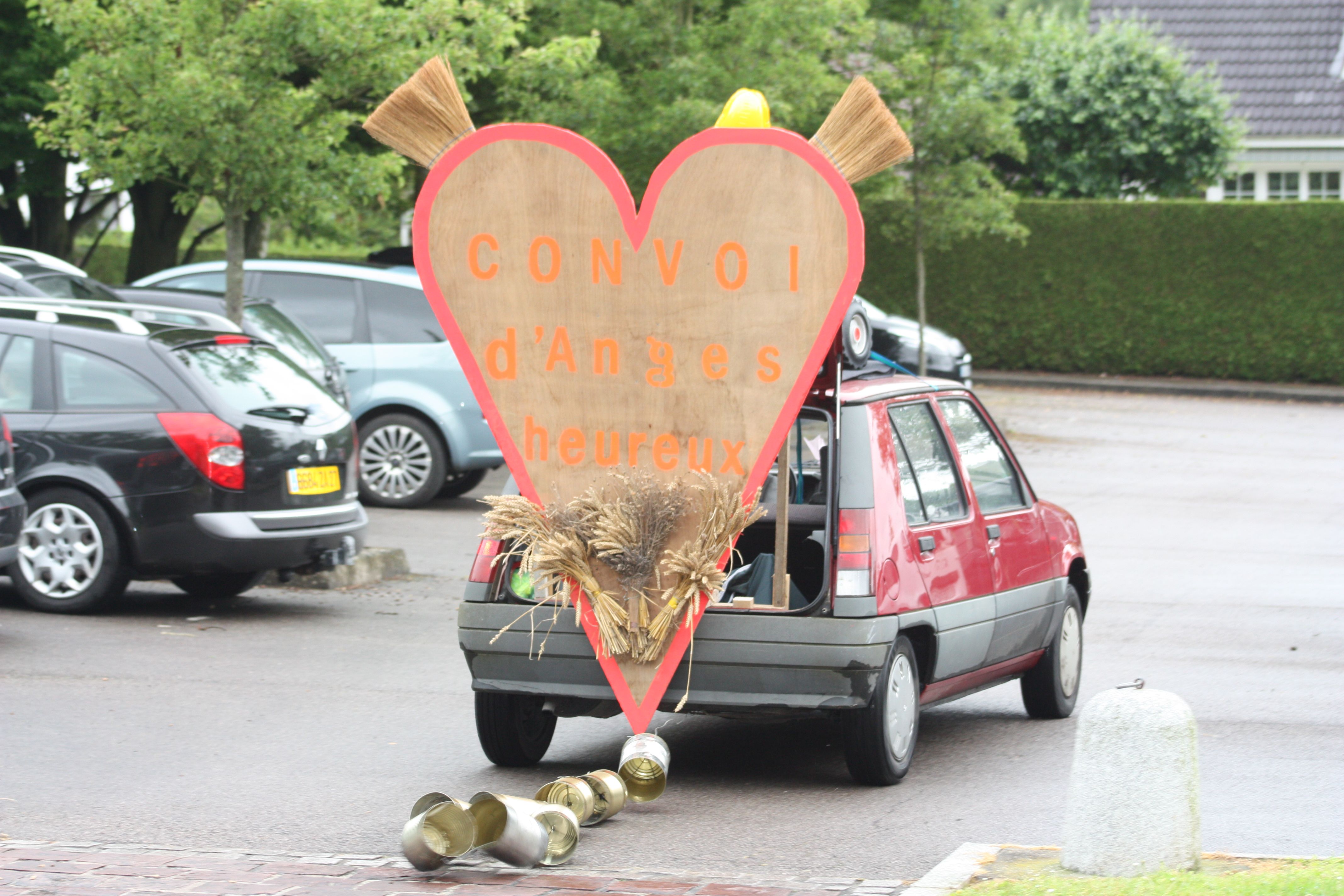 Decoration Voiture Balai Mariage Champetre