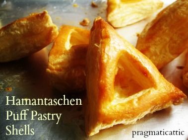 Hamantaschen Puff Pastry Shells