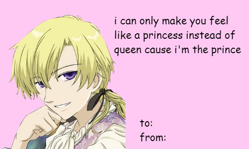 Imagine The Ouran High School Host Club! Tarjetas Pinterest - 500x300 - jpeg Valentines High School Host Club Anime