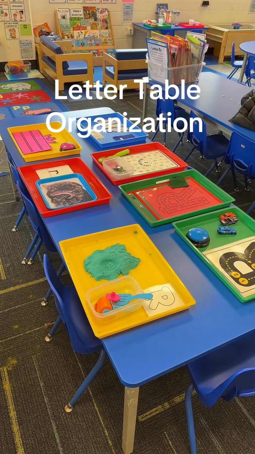 Here’s how I store all my letter table materials—one of my most frequently asked questions! First, I