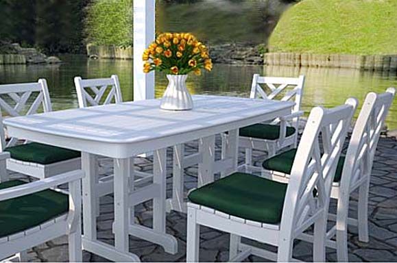 Polywood Chippendale Patio Furniture Collection Polywood Chippendale Patio Furniture Collection