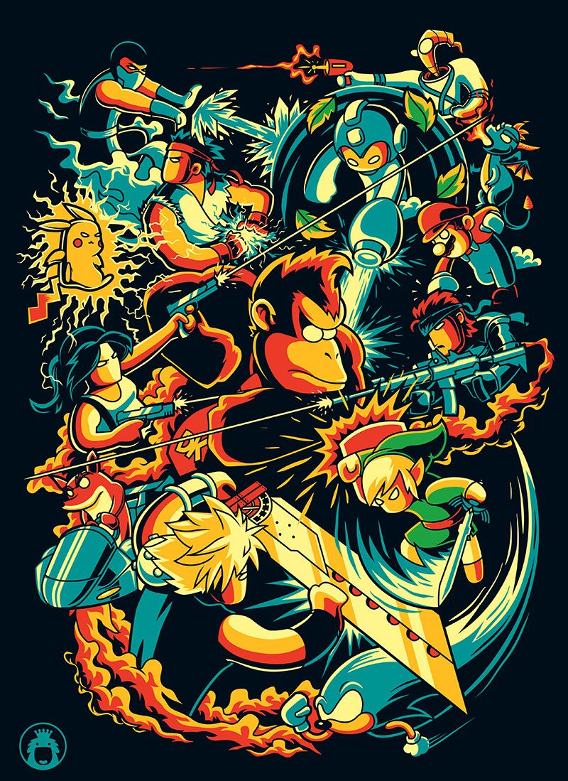 Galeria temática #6: artes inspiradas em games clássicos - Tutoriart Mario Art, Video Game Art, Video Games Artwork, Video Game Drawings, 90s Games, Retro Games, Ps Wallpaper, Retro Gaming Art, Gaming Pc