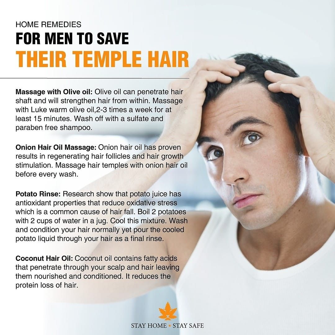 How To Stop Temple Hair Loss Tips And Tricks - New Hairstyle for Men's