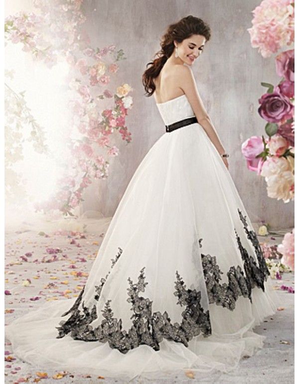 Black Lace Wedding Dress