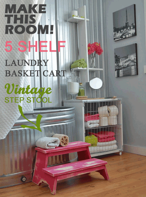 Ana White | Build a Laundry Basket Cart for Fresh Home Magazine ... Ana White | Build a Laundry Basket Cart for Fresh Home Magazine ...