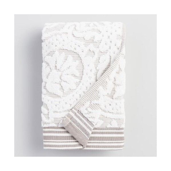 Cost Plus World Market Taupe Christina Hand Towel Towels Cotton - World Market Bathroom Hand Towels Cost Plus World Market Taupe Christina Hand Towel Towels Cotton - World Market Bathroom Hand Towels