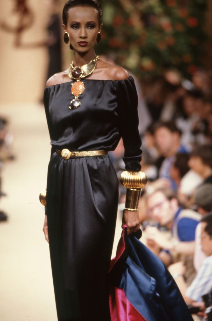 Black 80s Fashion, 90s Fashion, Runway Fashion, Retro Fashion, Fashion Models, Fashion Show, Top Supermodels, Original Supermodels, Ysl