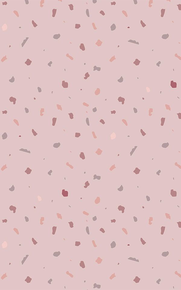 Dusky Pink Terrazzo Wallpaper Mural Dusky Pink Terrazzo Wallpaper Mural