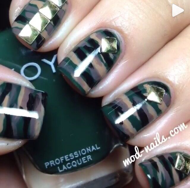 IMAGE Army Nail Art Black Nail Art Designs Pinterest Army IMAGE | army nail art - IMAGE Army Nail Art Black Nail Art Designs Pinterest Army