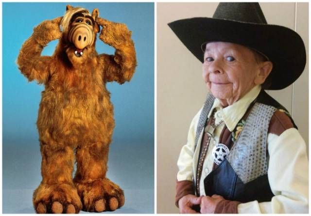 Michu Meszaros as "Alf" in the full body suit - Learn more about - The