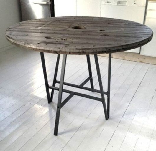 Pin på Bord Lucky Mommy diy table | Runt matbord, Köksbord runt, Runt bord