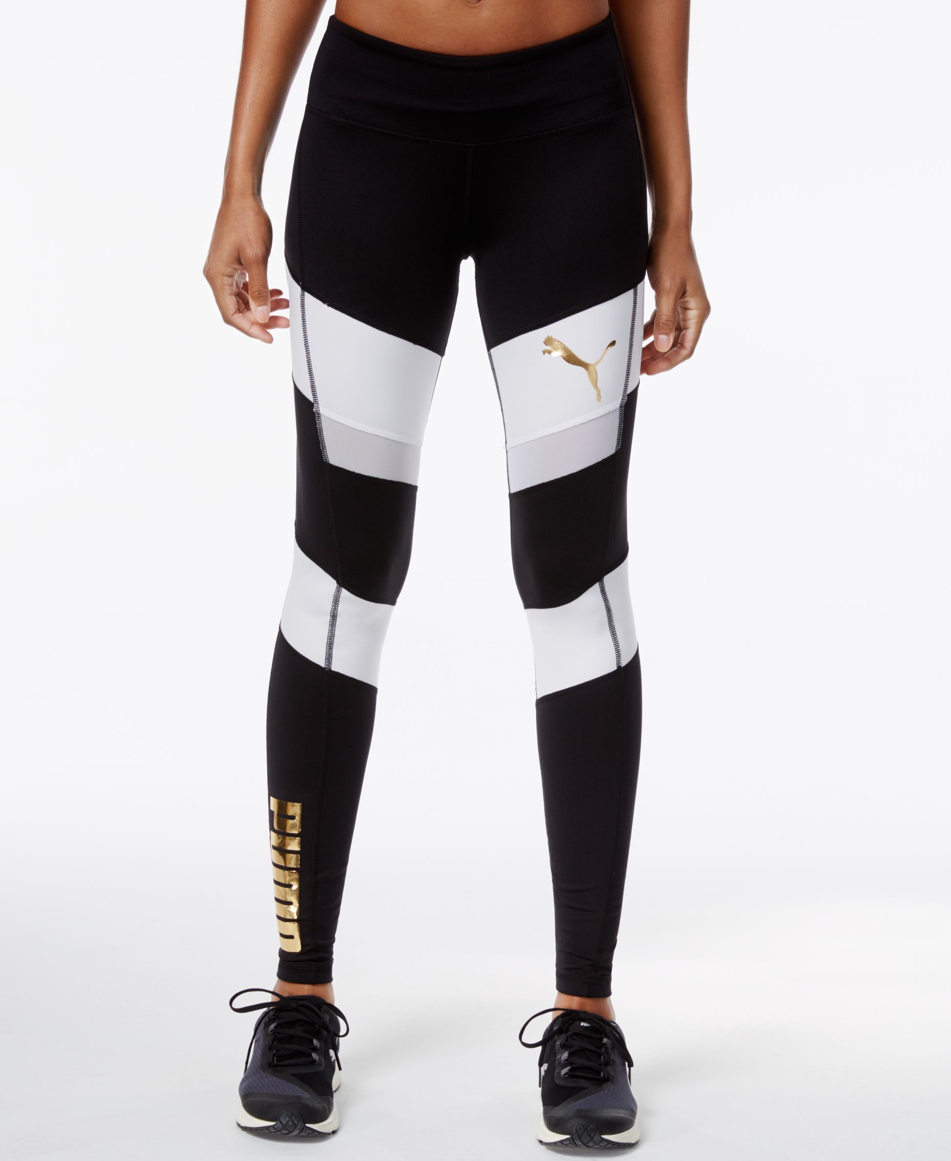 puma metallic leggings