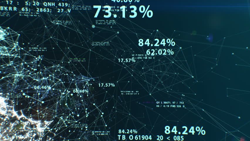3d animation of the Abstract Global Business Network with Flying Numbers, Dots and Lines. Digital Technology Concept. Looped. HD 1080. - HD stock video clip Digital Network, Global Business, Business Networking, Digital Technology, 3d Animation, Video Clip, Stock Video, Dots, Concept