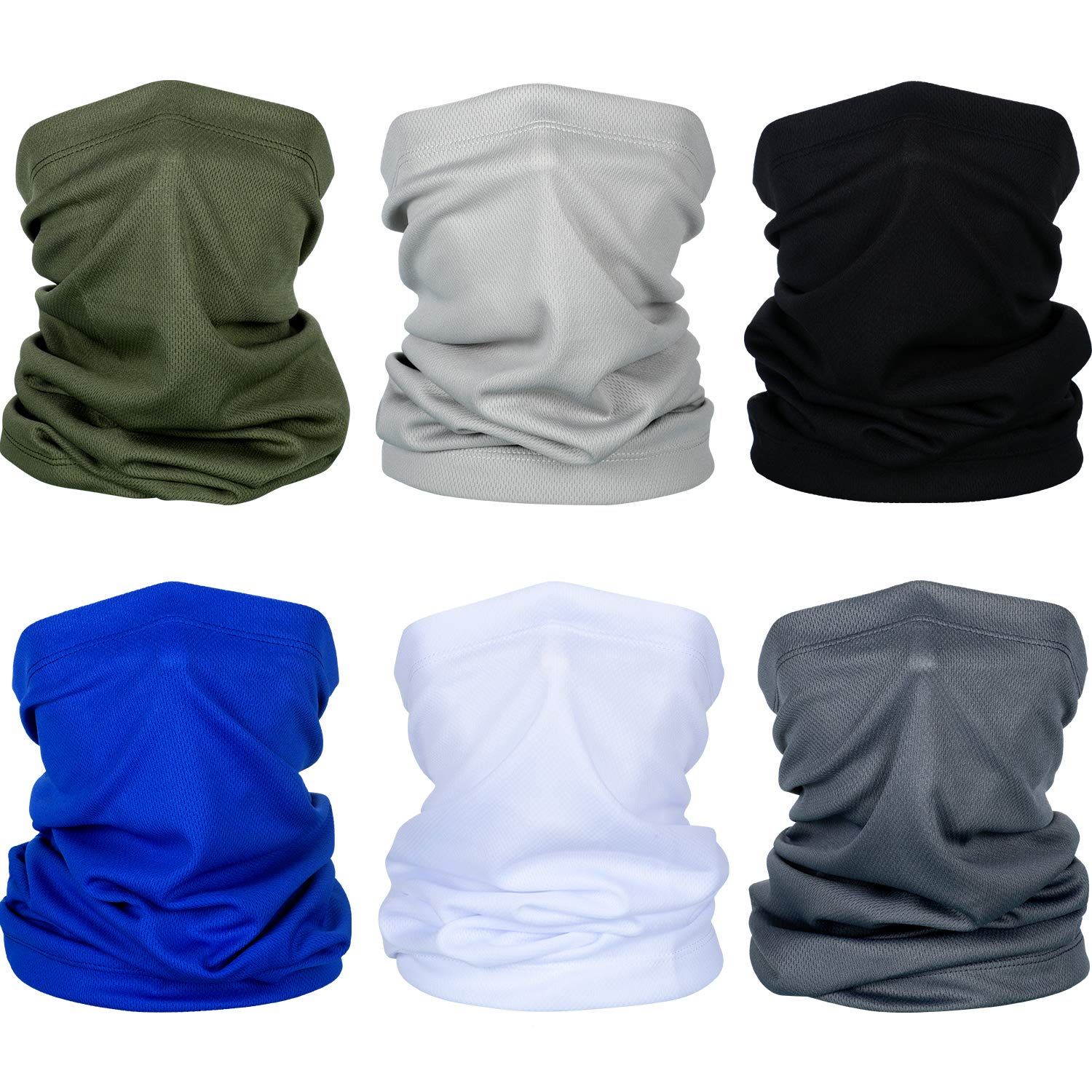 VECDUO Neck Gaiter Windproof Scarf Sunscreen Breathable Bandana Balaclava