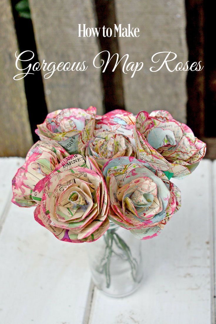 So machen Sie einfache, aber schöne Kartenrosen #paperflowers So machen Sie ein...