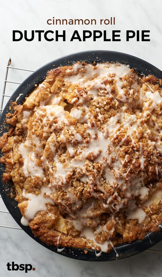 Cinnamon Roll Dutch Apple Pie Recipe Cinnamon roll