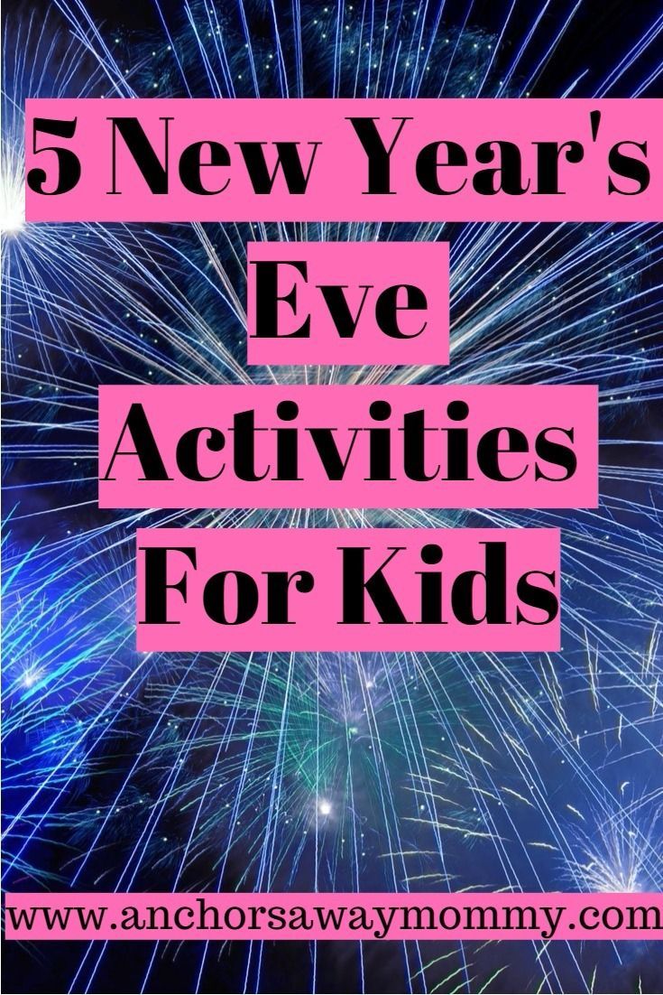 5 Fun New Year's Eve Activities For Kids | New year's eve activities