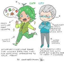 Chibi Enfp and Istj redraw ~: mbti | Mbti character, Istj, Enfp