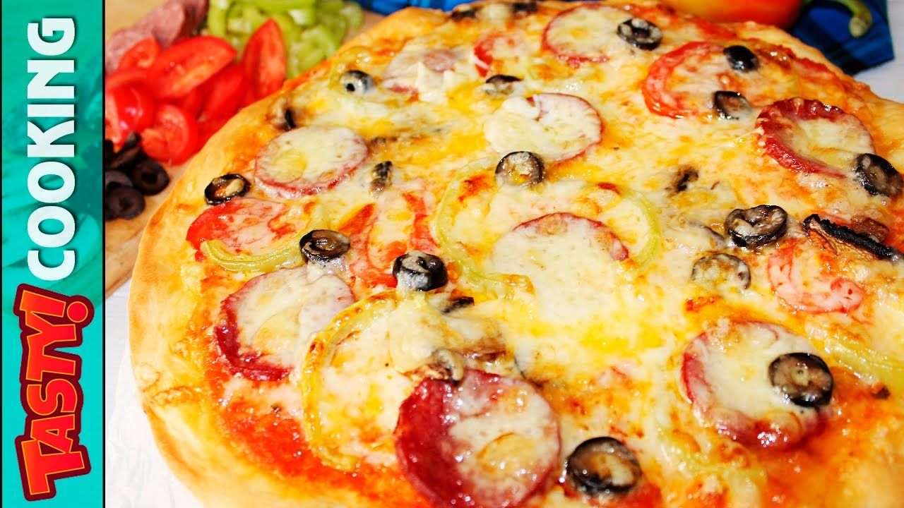 The Best How To Make A Delicious Pizza At Home References Interior Design Ideas & Home Decorating Inspiration HOMEMADE Salami PIZZA Recipe ♥ How To Make Delicious Pizza At Home ♥