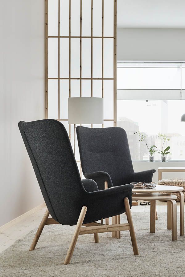Encourage Conversation Or Take Time For Contemplation In A Clean Clutter Free Space Product Vedbo High Back Home High Back Armchair Home Decor Inspiration