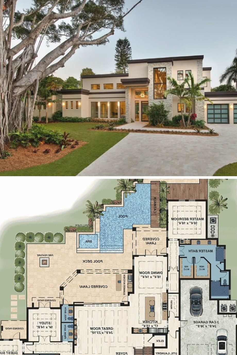 Pin By Jainsheral On Drawings In 2020 House Floor Plans Florida Home Modern Architecture House