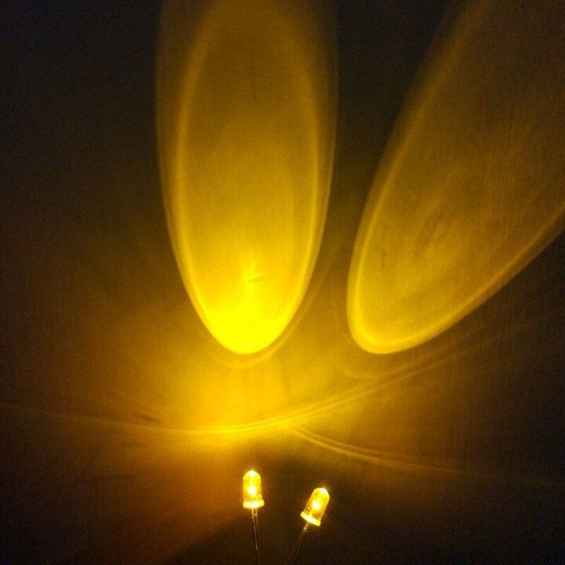 100PCS 5mm LED Flicker Diodes Flashing Yellow Blinking Candle Light Emitting Diode Flickering Flash Blink LED Diodo Intermitente #lightemittingdiode