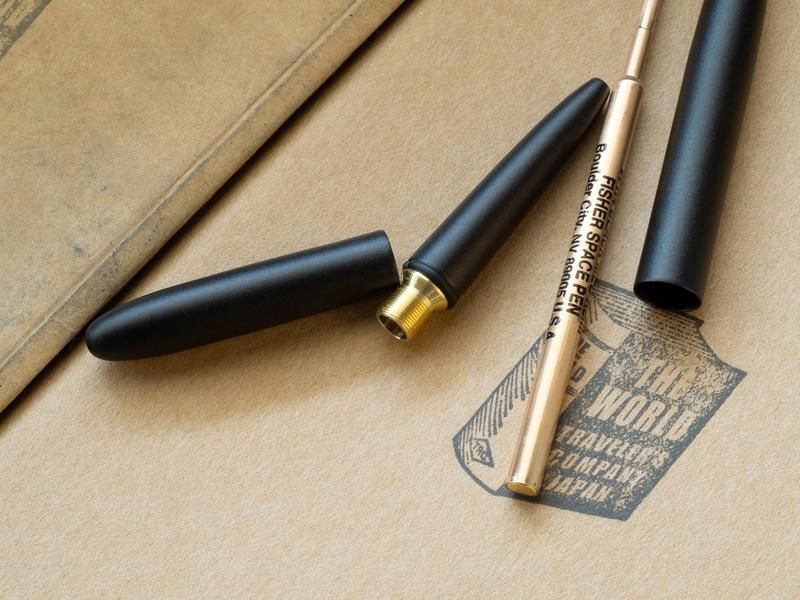Fisher Bullet Stylus Space Pen BLue Finish Medium Brand New Black Ink.