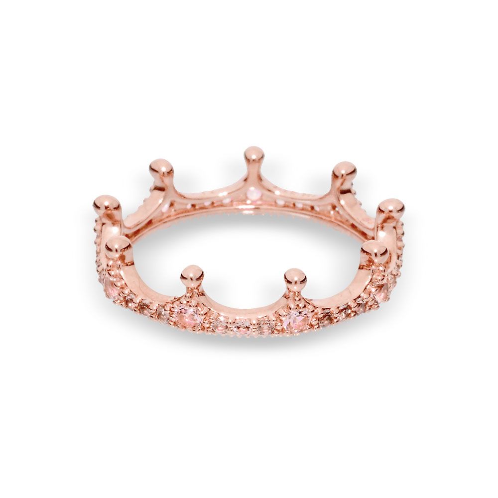 anello pandora corona oro rosa anello pandora corona oro rosa