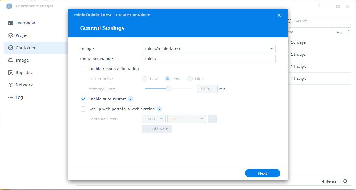 Host S3 Compatible Storage on your Synology NAS with MinIO!