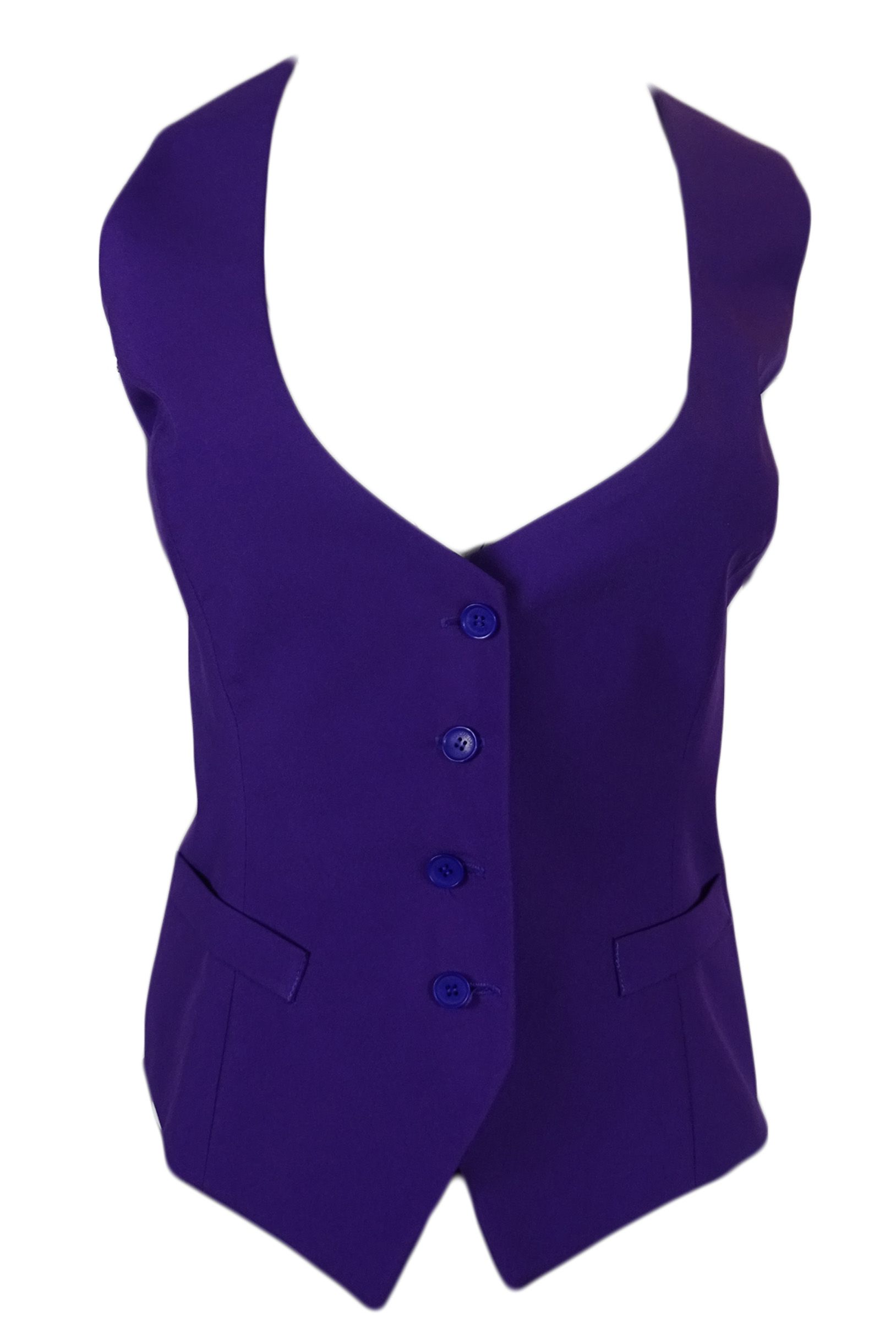 Stylish Fitted Ladies Waistcoat V Neck And Button Down Matching Stylish Fitted Ladies Waistcoat V Neck And Button Down Matching