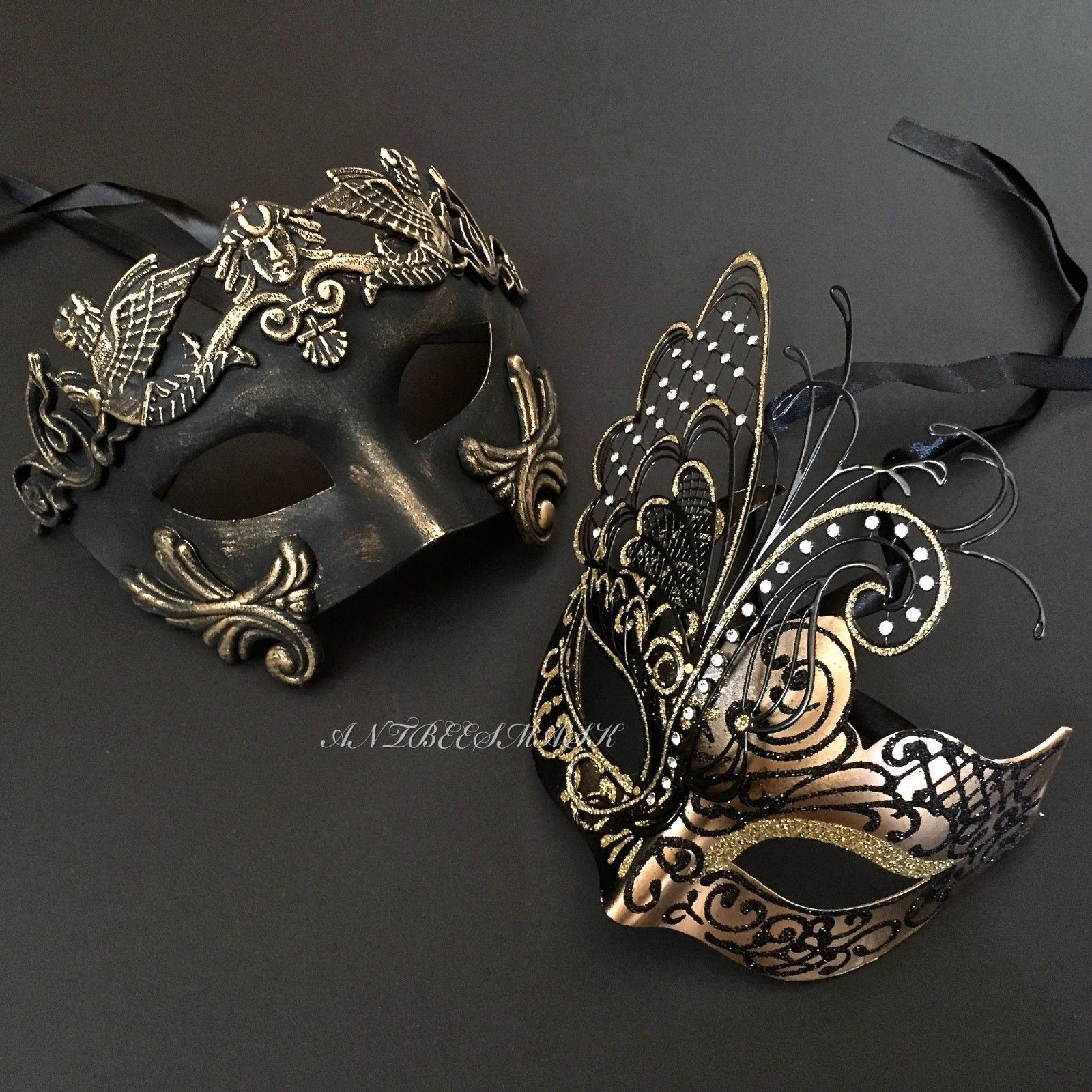 Venetian Masquerade Roman /& Metal Prom Costume Party Mask