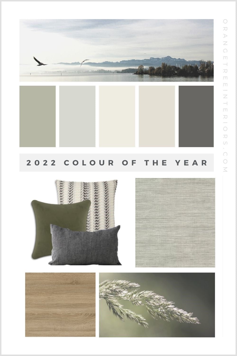 Benjamin Moore's Colour of the Year 2022 & Three Paint Colour Schemes – Orangetree Interiors Home Paint Colour, Paint Color Schemes, Interior Colour Schemes, House Paint Exterior Colour Schemes, Basement Color Schemes, Living Room Colour Schemes, Bedroom Colour Palette, Basement Paint Colours, Office Paint Schemes