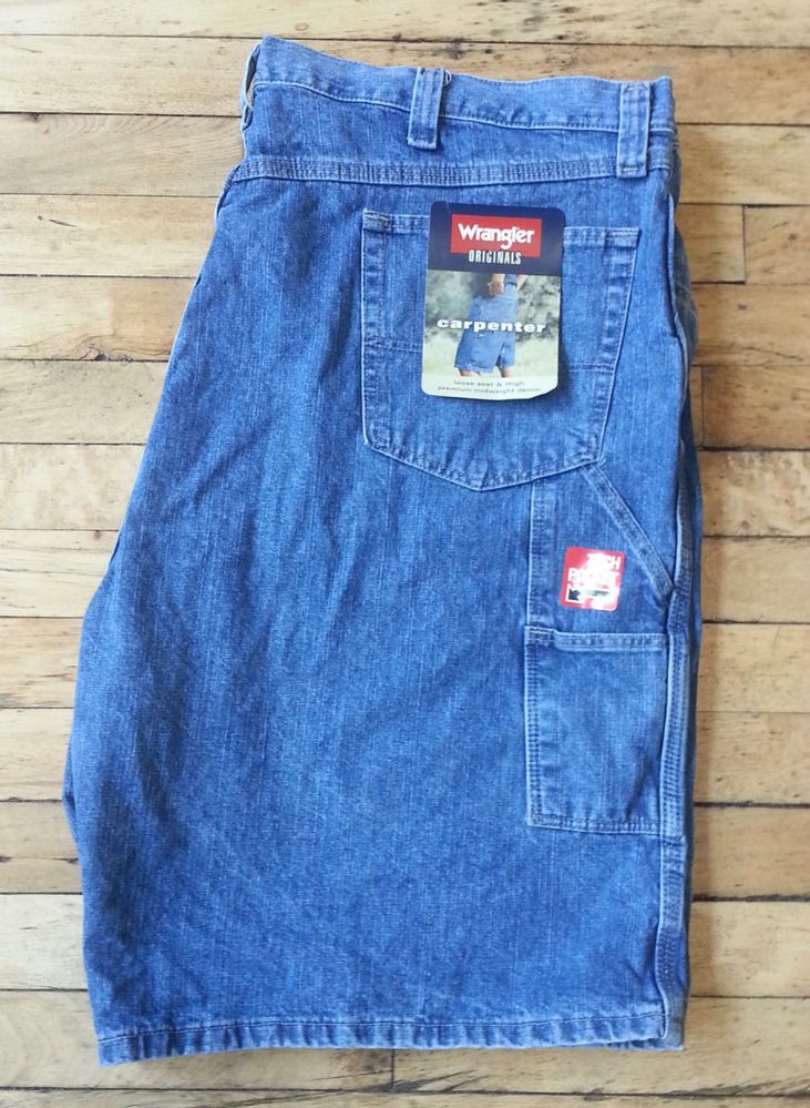 Mens Wrangler Jean Short Size 46 Cargo OR Carpenter CHOICE Of COLOR NWT