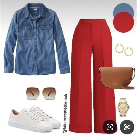 Pin By L Wallace On Wardrobe In 2025 Casual Outfits Red Pants Outfit 8f96d1de60fb9607cf82680dc43d46d0