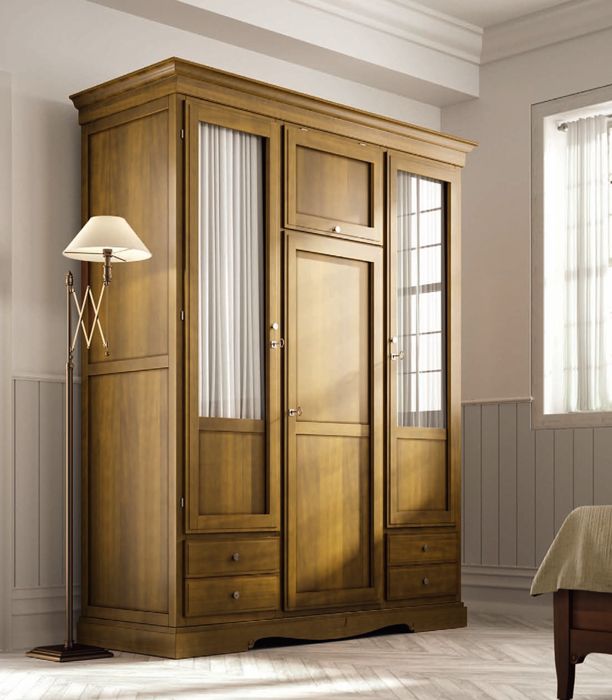 Armarios Clásicos De 3 Puertas En Color Cerezo Miel Nogal Blanco Y En Colores Vivos Visita Nuestra Web Armarios De Dormitorio Muebles Para Tienda Muebles