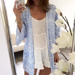 jodie kelling Kimono wit casual uitstraling Mode Vrijetijdskleding Kimono’s jodie kelling Kimono wit casual uitstraling Mode Vrijetijdskleding Kimono’s