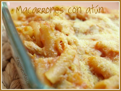 Macarrones Con Atún Recetas Thermomix Recetas Fáciles Macarrones Recetas De Cocina