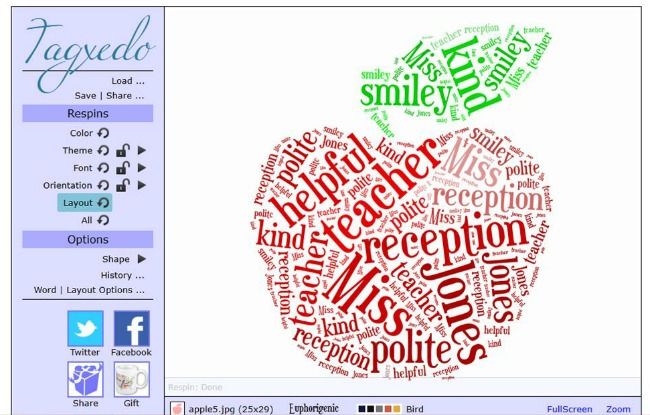 How To Make A Teacher S Thank You Card Using Tagxedo Tagxedo