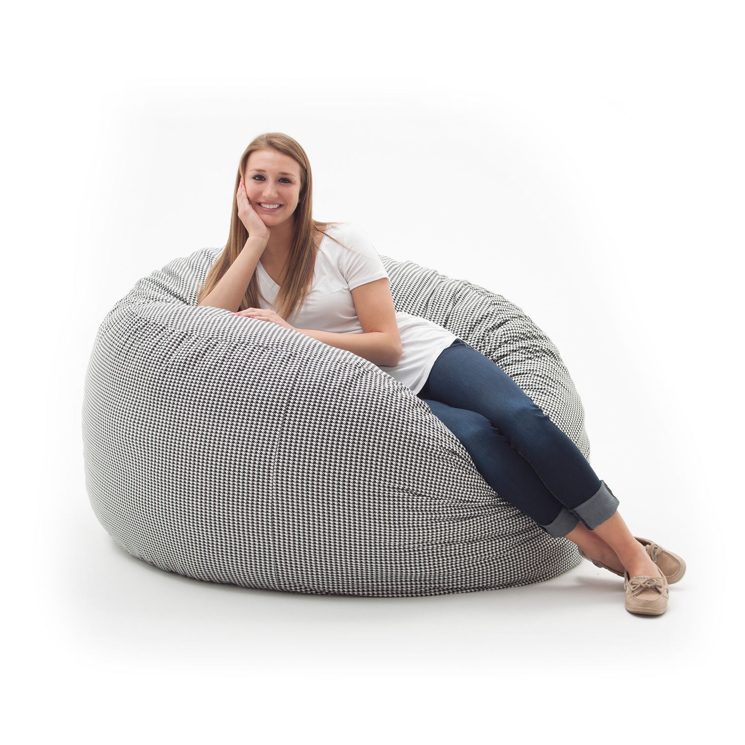 Spend Hours Relaxing In This Comfortable And Durable Fufsack Memory Spend Hours Relaxing In This Comfortable And Durable Fufsack Memory Foam Lounge Bean Bag Chair The Is Perfect To Use While Watching