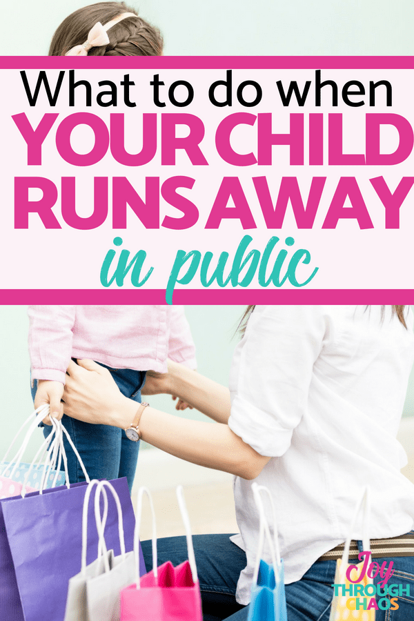 Child Runs Away in Public Child safety, Kids health, Safety tips